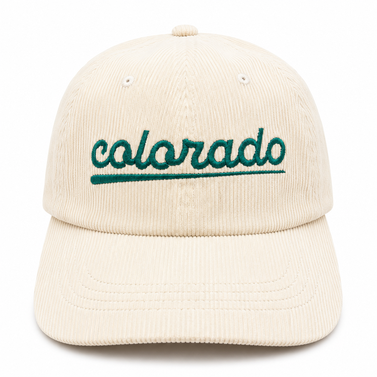 Colorado Cream Corduroy Dad Hat