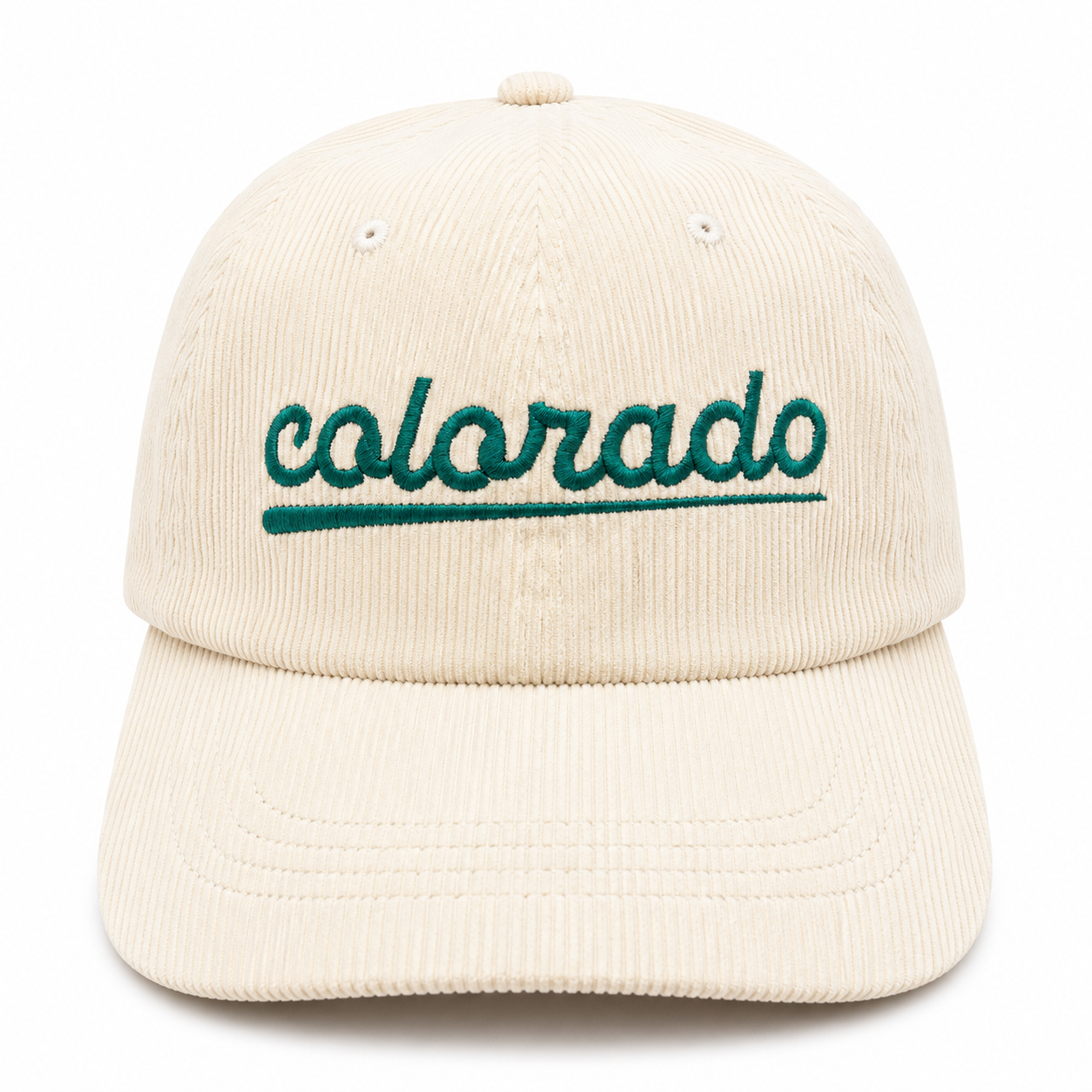 Colorado Cream Corduroy Dad Hat