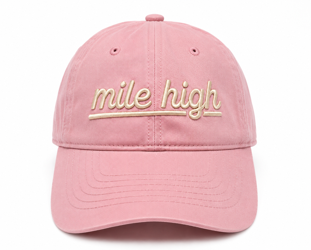 Mile High Pink Classic Dad Hat