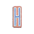 Letter H embroidered iron-on patch